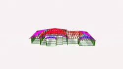 T9280 Truss Layout 3D
