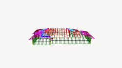 T9297 Truss Layout 3D