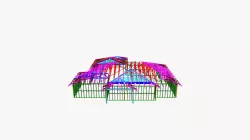 T9438 Truss Layout 3D