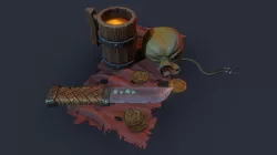 Table Props Scene