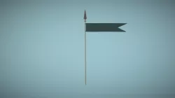 Tall Banner Spear Blue