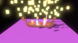 Tangled Boat scene