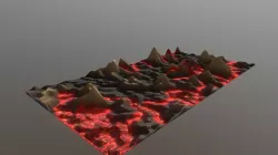 Temple Of Lava Zone 2 B-A Volcano Location