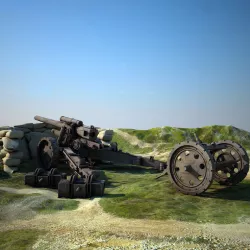 150mm SFH Howitzer 3D model
