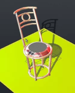 3d chair 