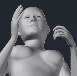 3D Female Character full body