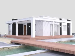 3D Modern House model 3D model