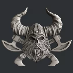 3d STL models for CNC router viking 3D model