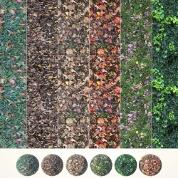 6 Seamless Leaf Material Textures Texture