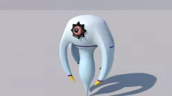 Alien-Pokemon eye-rigged Concept Character 3D model