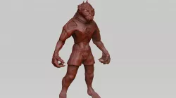 Alien Sculpture 3D-Modell 3D model