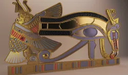  Ancient Egypt -Eye Of Horus Low-poly  3D model