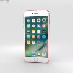 Apple iPhone 7 Plus Red 3D model
