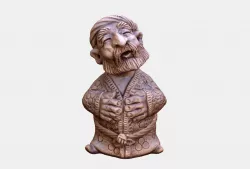 Babay Sculpture  Low-poly  3D model