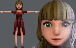 Base WomanV03 Clothing V01 3D model