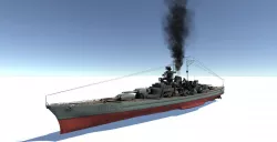 Bismarck Low-poly  3D model