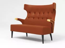 Brabbu Sika 2 Seat Sofa 3D model