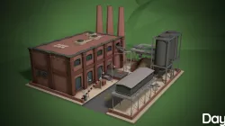 Brick Factory 3D model