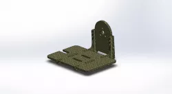 Brushless gimbal base plate for blockcamera 