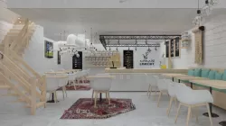 Cafe Interior 3D Model 3D model