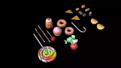 candy bar 3D model