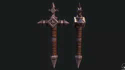 Castlevania Whip Lord Of Shadow Low-poly  3D model