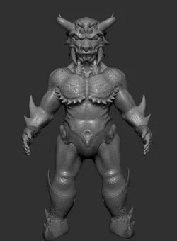 Character figure monster fantasy 3D print model 3D model