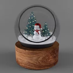 Christmas decor 3D model