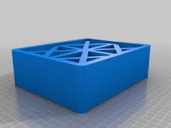 Covered router/modem rack
