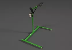 Davit crane Low-poly  3D model