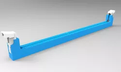 DIMM Slot - DDR3 RAM 3D model