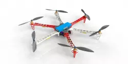 Drone multirotore esacottero - exacopter