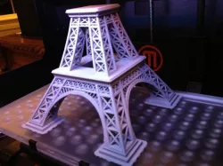 Eiffel Tower somewhat cleaned and plated