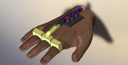 Finger Tremor Stabilizer with permanent magnets