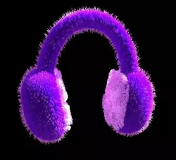 Fluffy Earmuffs 3D model