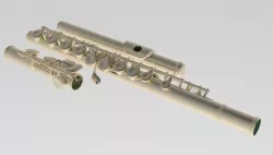 Flute 3D model