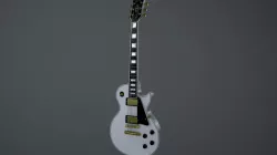 Gibson Les Paul Custom Electric Guitar Low-poly  3D model