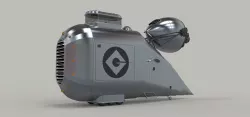 Grumobile from movie Despicable Me 3D model