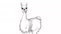 Grumpy Llama 3D model