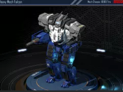 Heavy Mech Falcon Low-poly  3D model