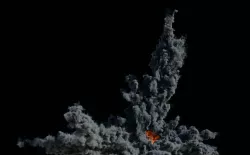 Houdini Grain Advection super fast Explosion 3D model