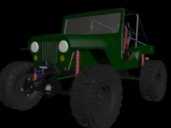 Jeep CJ-5 Rock Crawler 3D model