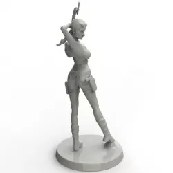 Lara Croft Low-poly  3D model