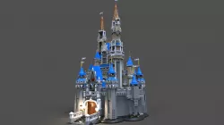 Lego Castle disney 3D model