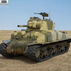 M4A1 Sherman 3D model