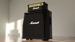 Marshall Guitar Amp and Header 3D model