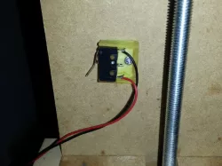 Microswitch end stop bracket for z-axis