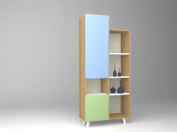MINIMAL BOOKSHELF 3D model