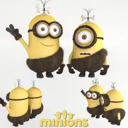 minion Stone Age 3D model