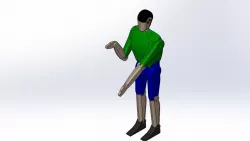 Modelo de Humano 100% Articulado (Dummy)
